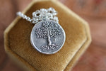 Load image into Gallery viewer, Ash Infused Silver Tree of Life
