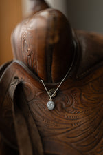 Load image into Gallery viewer, Mama Milk Silver Oval Celebration Pendant
