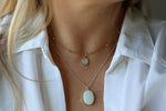 Load image into Gallery viewer, Mama Milk Silver Oval Celebration Pendant
