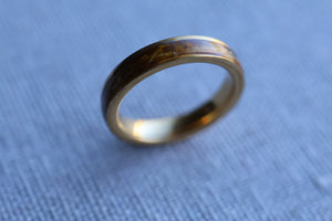 Gold Or Rose Gold Tungsten Channel Ring
