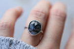 Load image into Gallery viewer, Gemstone Journey Ring - Moss Agate - Ashes Behind Gemstone Ring
