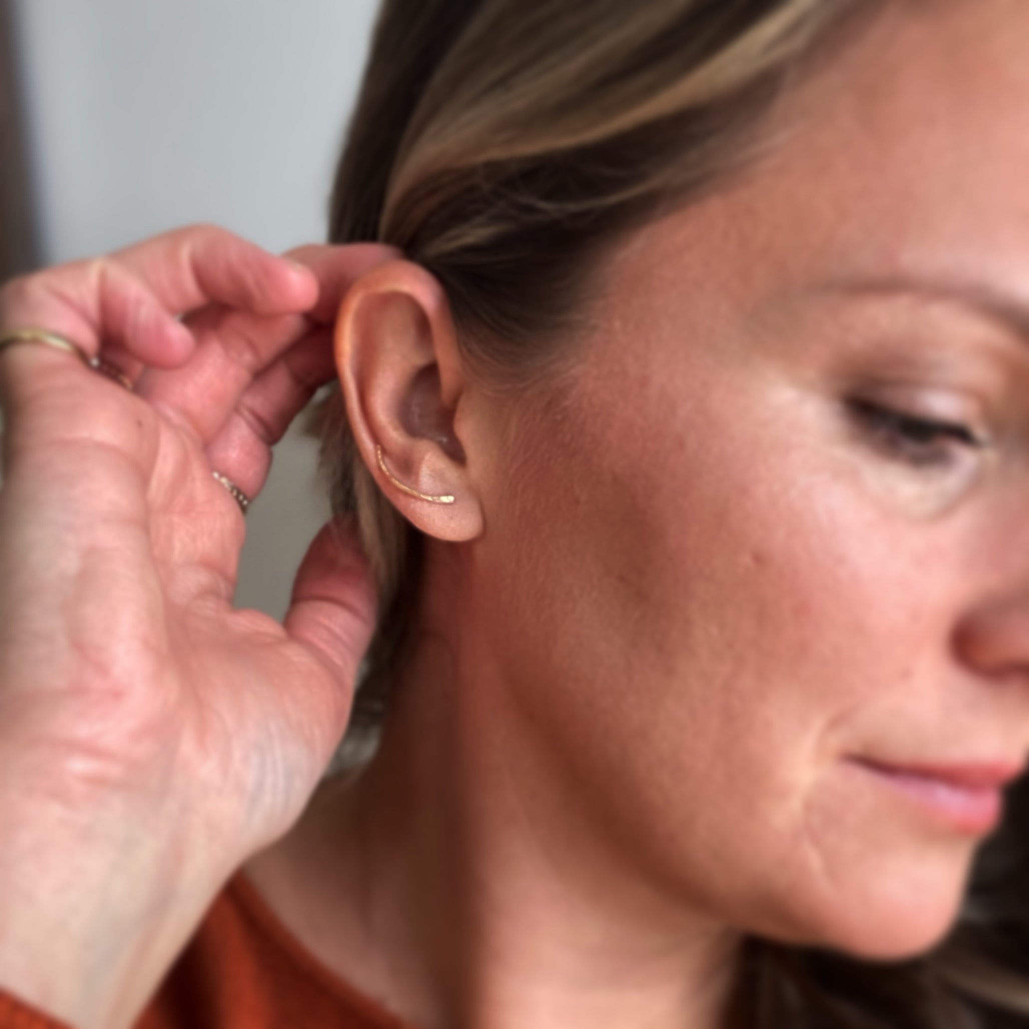 Hammered Ear Climbers (Pairs)