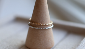 Bark Stacking Rings