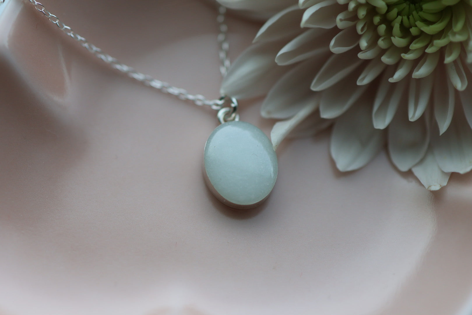 Mama Milk Silver Oval Celebration Pendant