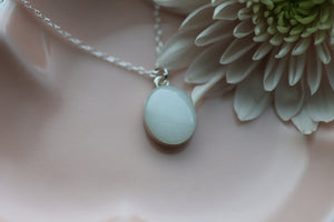 Mama Milk Silver Oval Celebration Pendant