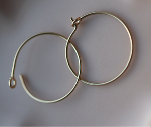 Classic Wire Hoops