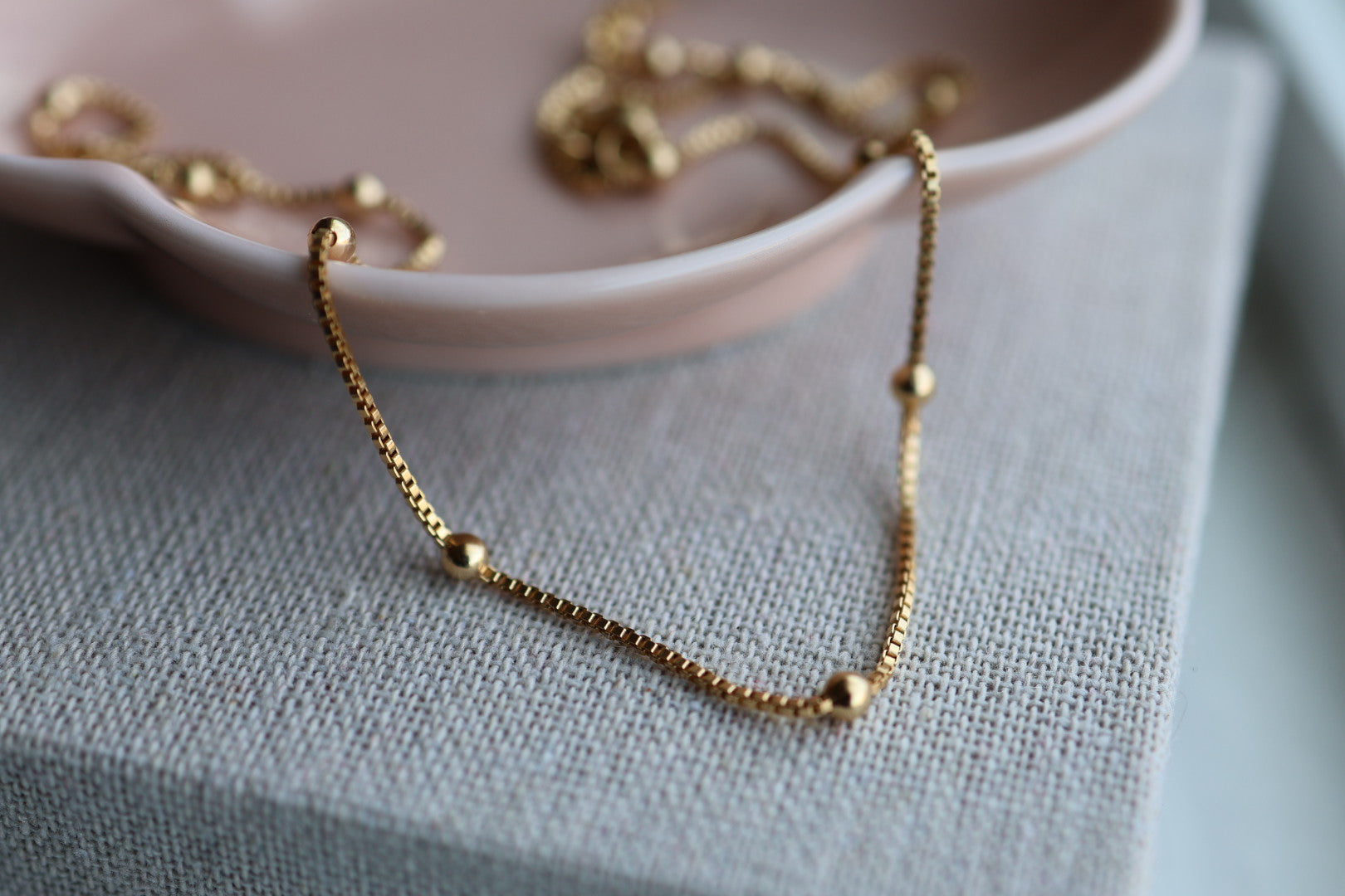 Beaded Box Chain