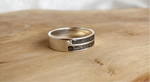Load image into Gallery viewer, Diamanté Channel Ring
