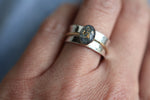 Load image into Gallery viewer, Mixed Metal Smooth Band Memorial Ring
