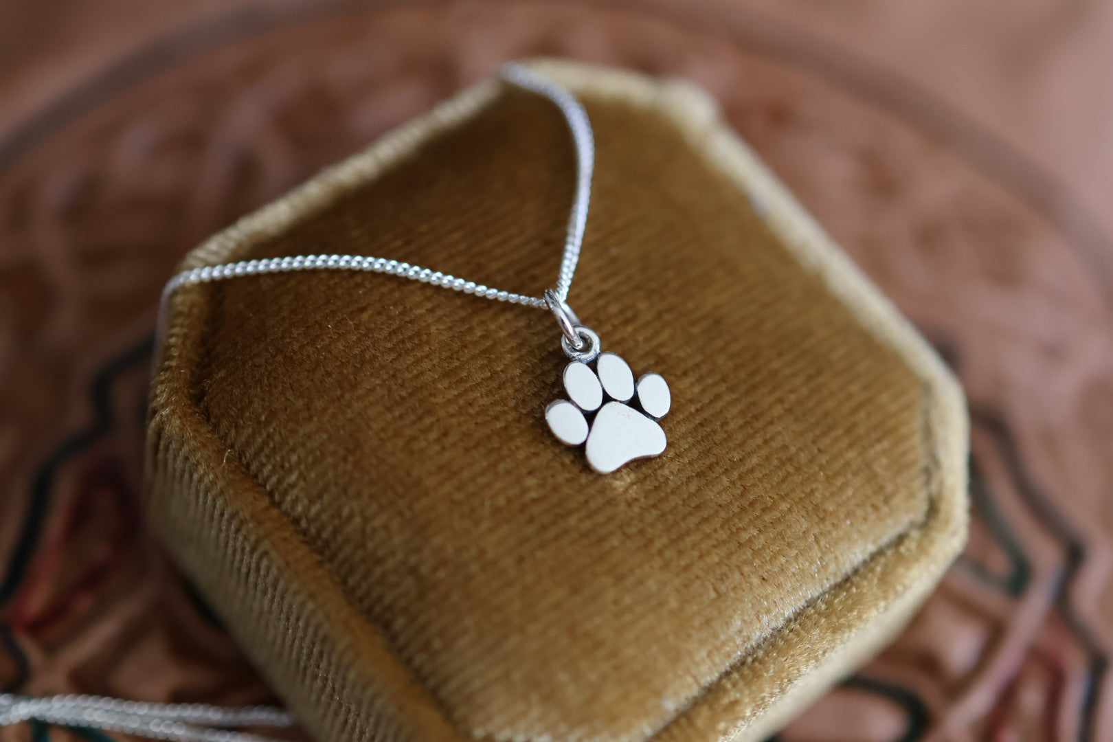 Sterling Silver Paw Necklace or Charm Add On