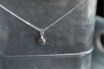 Load image into Gallery viewer, Silver Cremation Ash Infused Heart Pendant
