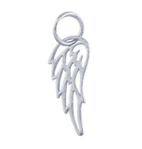 Sterling Silver or Gold Wing Charm
