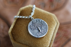 Ash Infused Silver Tree of Life