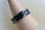 Load image into Gallery viewer, 6mm Black Tungsten Channel Ring
