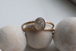 Load image into Gallery viewer, Double Banded Celebration Ring With Textured Bands
