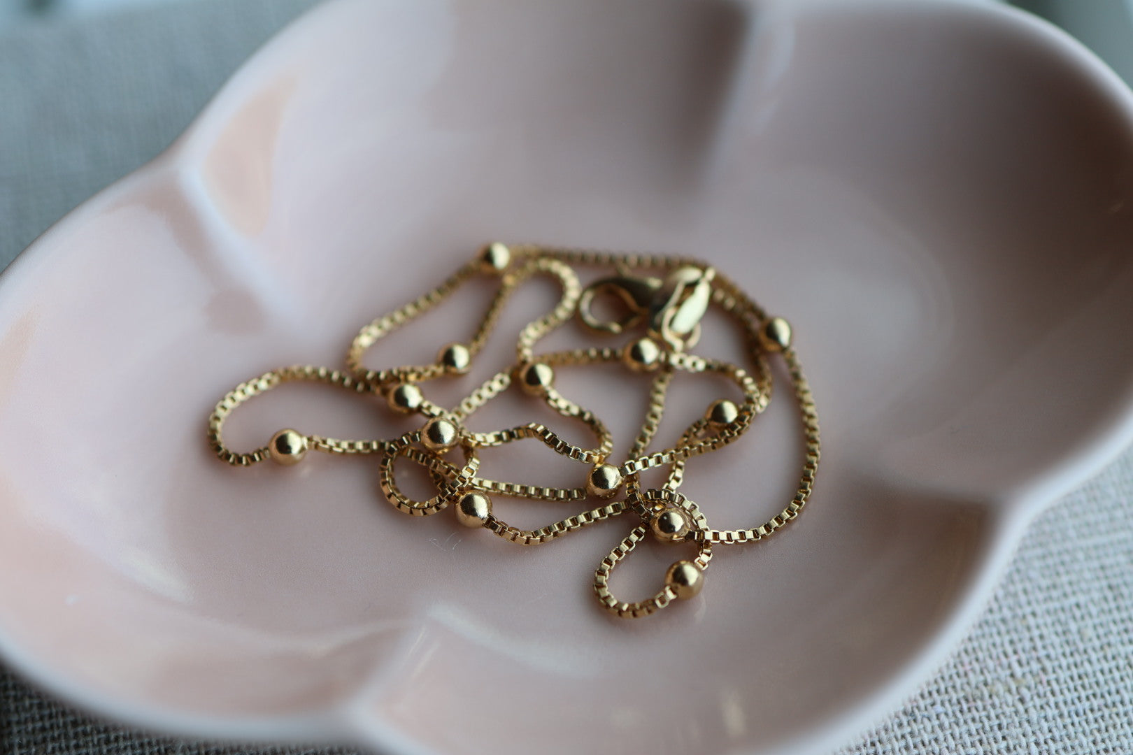 Beaded Box Chain