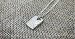 Load image into Gallery viewer, Silver &amp; Ash Infused Pendant
