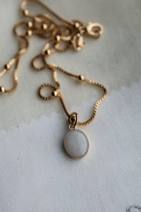 Mama Milk Silver Oval Celebration Pendant