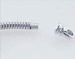 Load image into Gallery viewer, Sterling Silver Snake Chain Bracelet for Charm Beads
