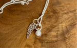 Load image into Gallery viewer, Mama Milk Tiny Charm With Wing Necklace
