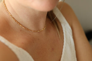 Gold Filled Anchor Necklace