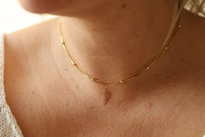 Angel Wing Necklace (Silver or Gold Filled)