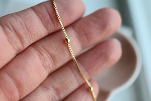 Beaded Box Chain
