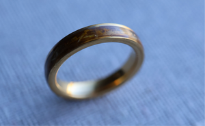 Gold Or Rose Gold Tungsten Channel Ring