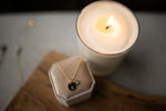 Load image into Gallery viewer, Tiny Charm with a Stamped Disc Necklace (Gold Filled or Silver)

