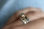 Load image into Gallery viewer, Mixed Metal Smooth Band Memorial Ring
