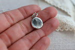 Load image into Gallery viewer, Round Dog or Cat Paw or Nose Print Pendant
