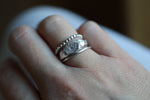 Load image into Gallery viewer, Slim Fingerprint, Pet Nose, Paw Signet Ring
