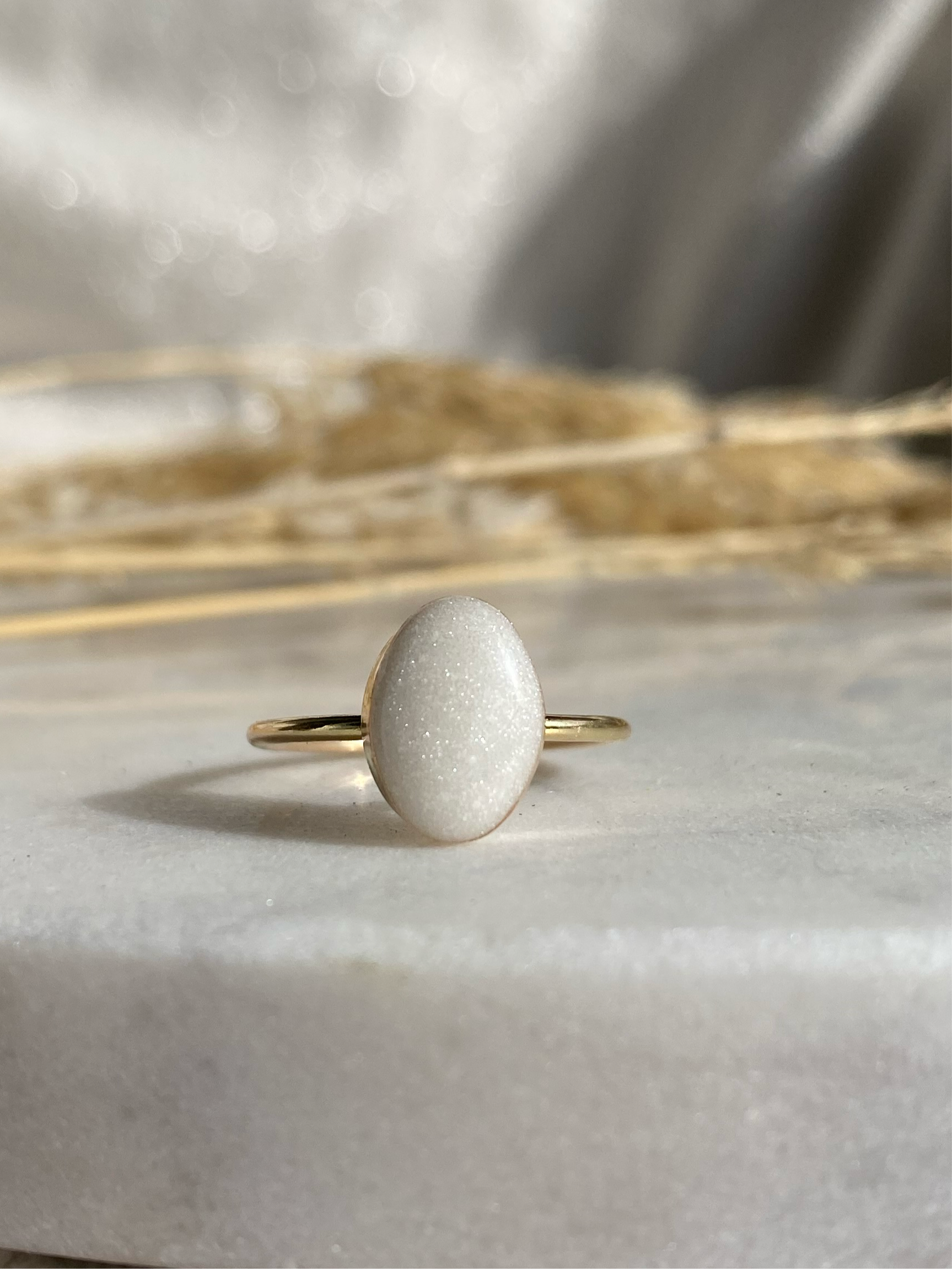 Mama Milk Large Oval Celebration Ring