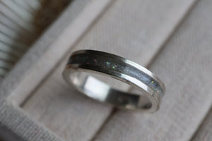 Sterling Silver channel Ring