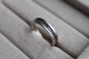 Sterling Silver channel Ring