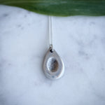 Load image into Gallery viewer, Teardrop Fingerprint Pendant (small)
