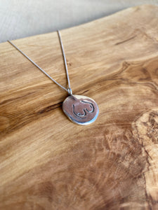 Silver Boobie Necklace