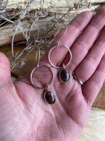 Load image into Gallery viewer, Brecciated Jasper Hoops (Sold out)
