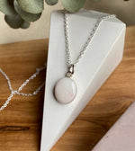 Load image into Gallery viewer, Silver Oval Celebration Pendant
