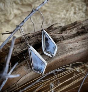 Dendritic Agate Danglers